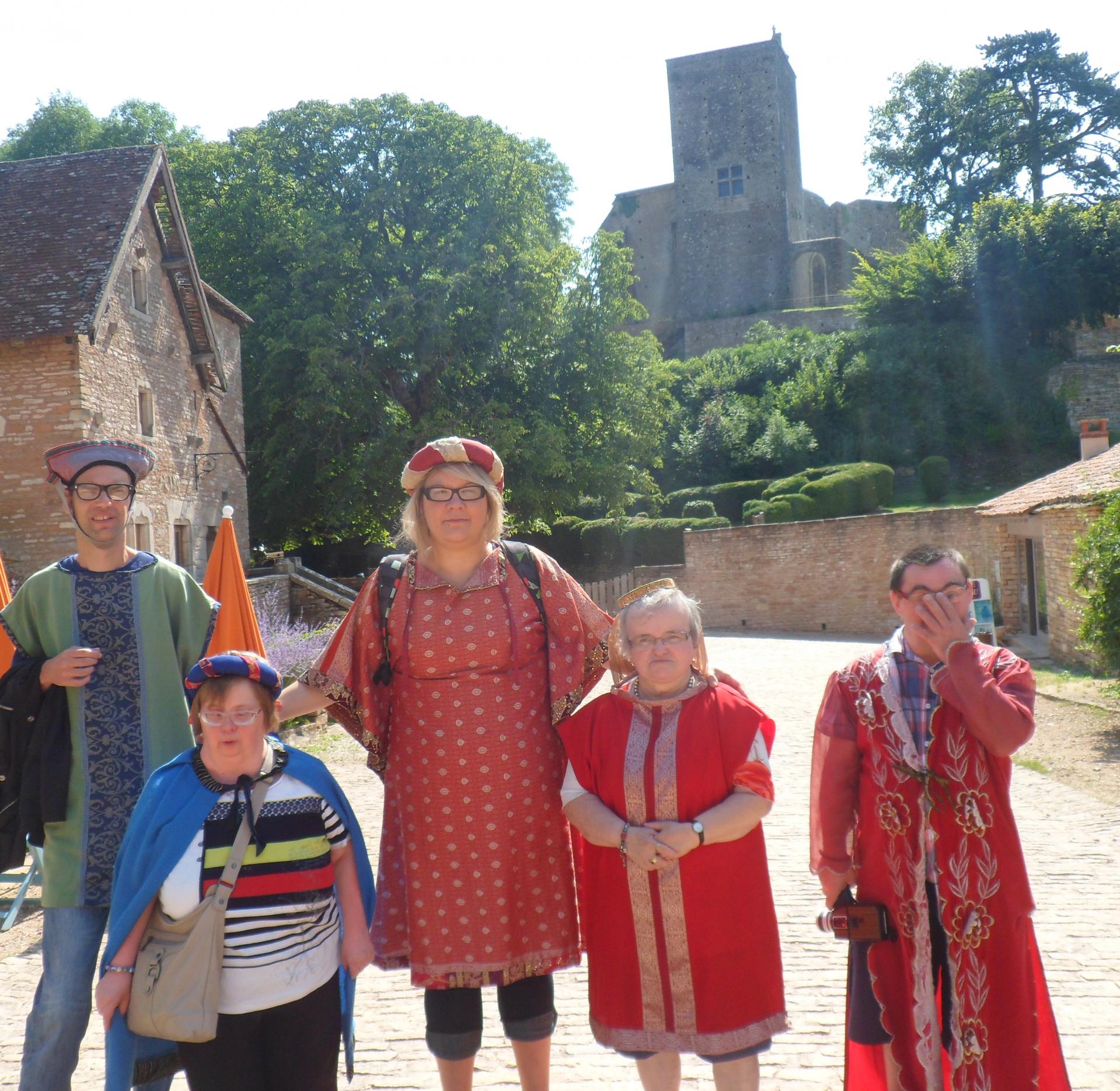 Visite du château en costume d'époque