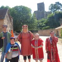 Visite du château en costume d'époque