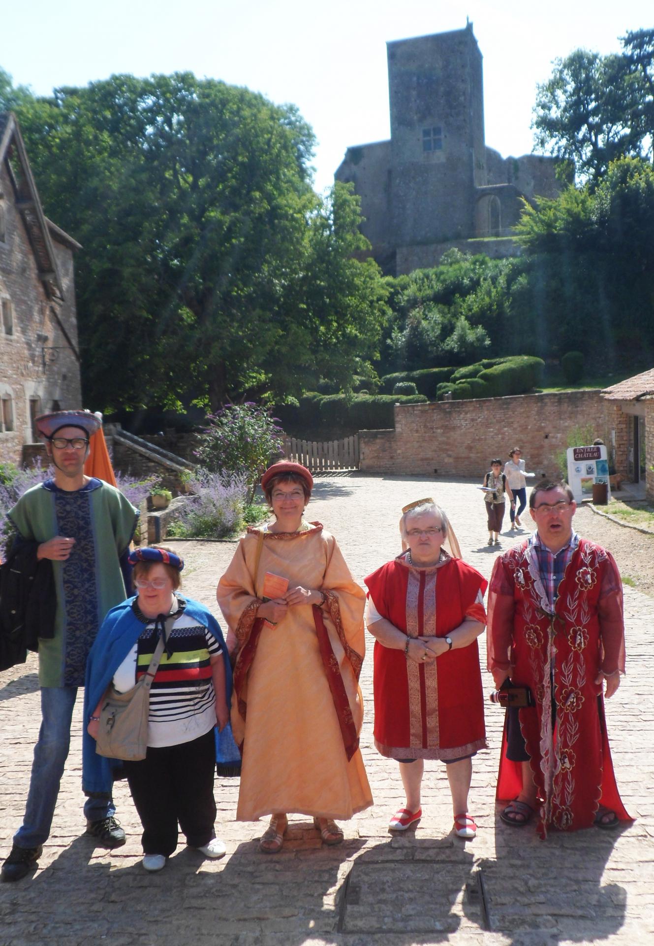 Visite du château en costume d'époque