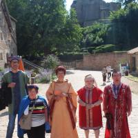 Visite du château en costume d'époque