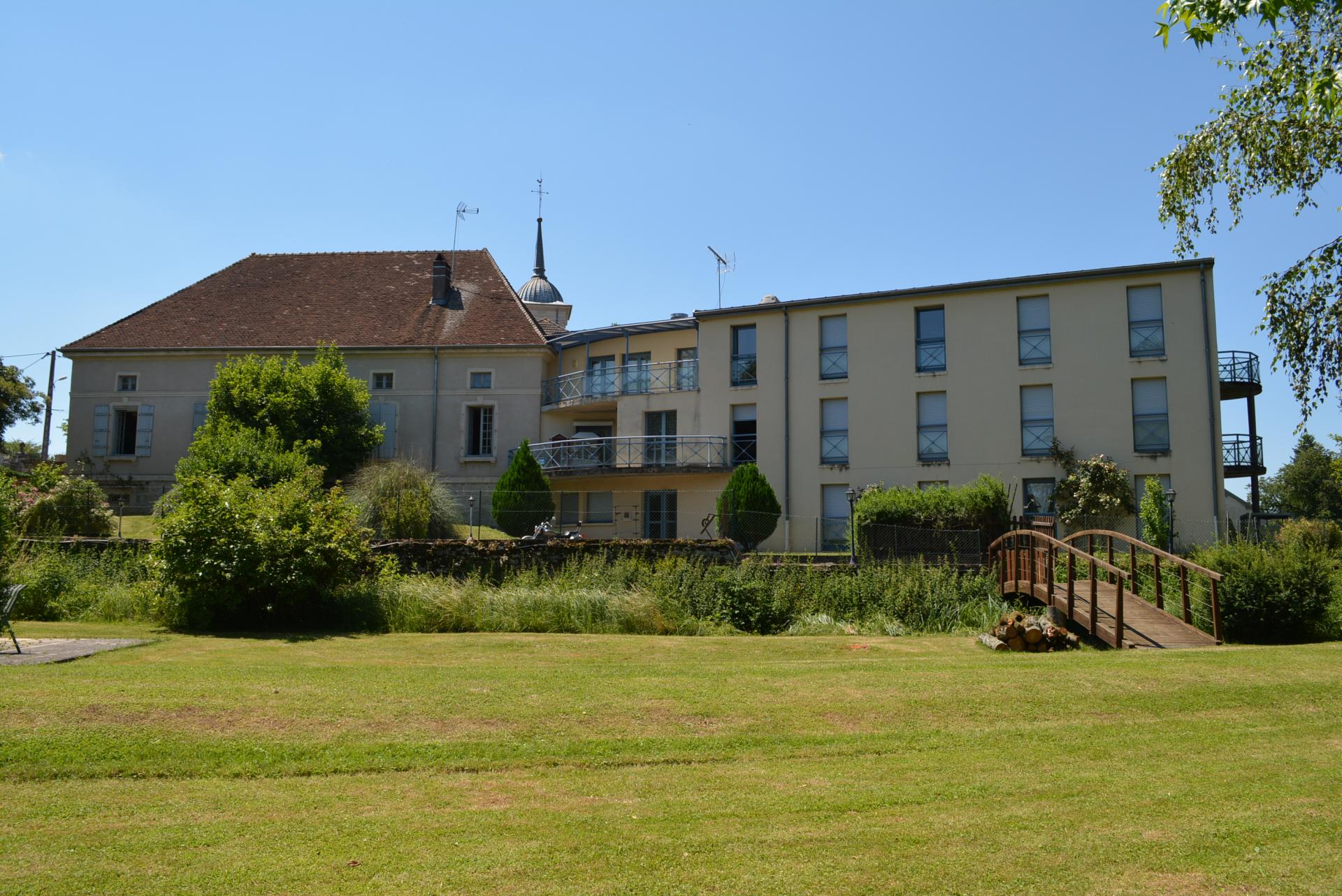 La Maison bleue depuis le parc